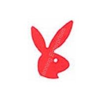 Playboy Bunny Stickers facing right - Red- 50 count