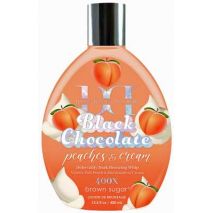 Brown Sugar DOUBLE DARK BLACK CHOCOLATE PEACHES & CREAM 400X Bronzer-13.5 oz