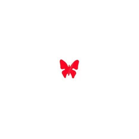 Red Butterfly Tanning Stickers 1000 ct. roll