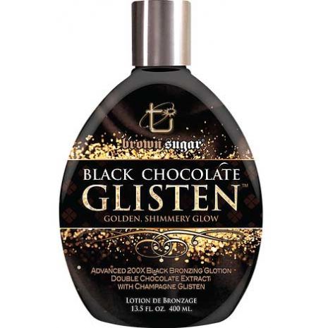 Brown Sugar BLACK CHOCOLATE GLISTEN Shimmer Glow -13.5 oz.