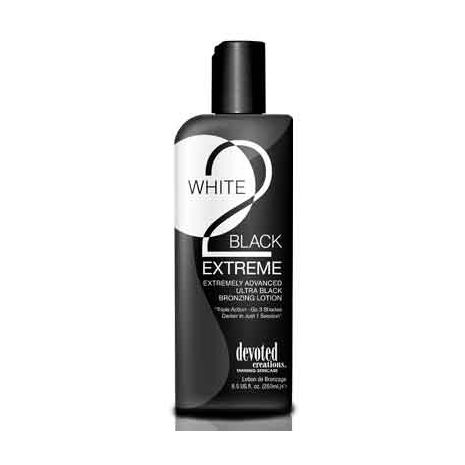 Devoted Creations WHITE 2 BLACK advanced extreme bronzer - 8.5 oz