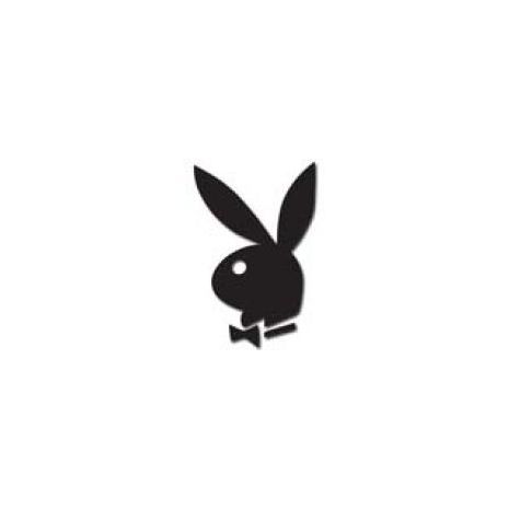 Black Authentic Playboy Bunny tanning stickers - 50 count