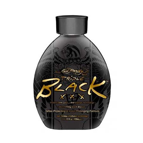 Ed Hardy Tripple Black XXX bronzer -13.5 oz.